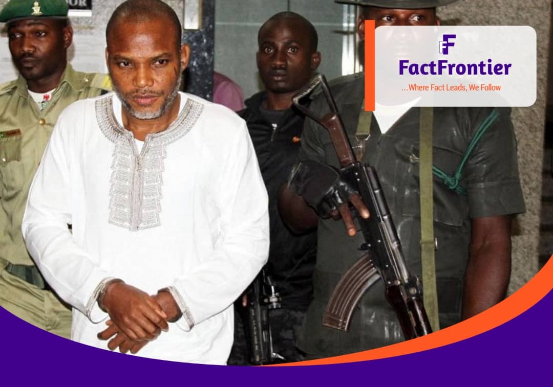 NNAMDI KANU'S DETENTION RIGHTS CASE IS CRITICIZED FOLLOWING CONVICTION