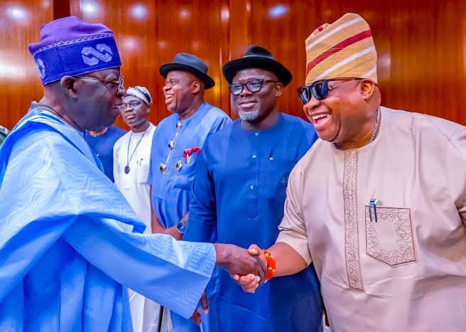 OSUN GOVERNOR ADELEKE ENDORSES PRESIDENT TINUBU’S RE-ELECTION, STATING IT SERVES YORUBA AND STATE INTEREST